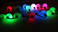 SHIJI Fabricant Étanche 360 Degrés Boule Guirlande Lumineuse 50mm SMD5050 RGB LED DMX512 Pixel Ball pour L'extérieur