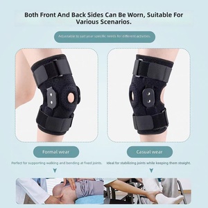 Rodillera Articulada <span class=keywords><strong>con</strong></span> Estabilizadores Laterales, Soporte Ajustable para Rodilla, Estabilizador <span class=keywords><strong>de</strong></span> Rótula para Rotura <span class=keywords><strong>de</strong></span> Menisco, Mangas <span class=keywords><strong>de</strong></span> Recuperación Deportiva - Product Image 5