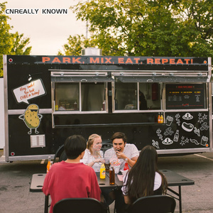 Square Cotton DOT CE Certified Fully Equipped For Candy Machine Ice Cream Hamburger Fast Food Street <b>Concession</b> <b>Trailer</b> - Product Image 6