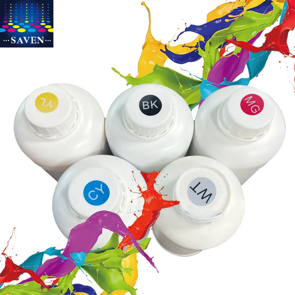 Saven DTF Pigment-Tinte Wärmeübertragungstinte Textil Roland DTF-Drucktinte für Epson XP600 I3200 4720 L1800 L1805 Drucker