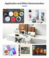 UV2513 Printer Inkjet Flatbed UV Otomatis Presisi Tinggi Baru Sistem Kontrol Hoson Layar Sentuh Kamera Penentuan Posisi Visual