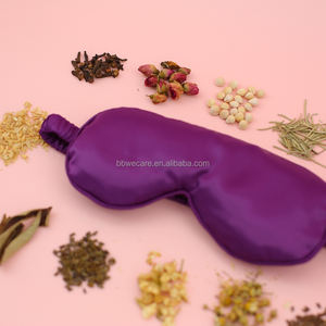 Masque pour les yeux à l'intérieur des graines de lin et des fleurs Logo personnalisé Parfum lavande Oreiller pour les yeux pour la méditation de yoga - Product Image 3