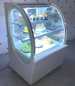 <span class=keywords><strong>Vitrina</strong></span> de exhibición de pastel de puerta de vidrio corrediza transparente nevera LED mostrador Vertical <span class=keywords><strong>vitrina</strong></span> de pastel <span class=keywords><strong>para</strong></span> refrigerador ventilador refrigerado utilizado <span class=keywords><strong>para</strong></span> - Product Image 5