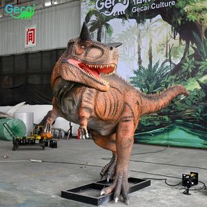 Gecai Modèle d'Animatronique Carnotaurus Dinosaurios grandeur nature pour Dino Park - Product Image 1