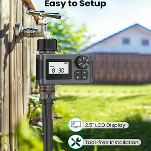 Système de contrôle d'irrigation intelligent programmable J&R, <span class=keywords><strong>minuterie</strong></span> d'arrosage automatique électronique <span class=keywords><strong>avec</strong></span> écran LCD - Product Image 5