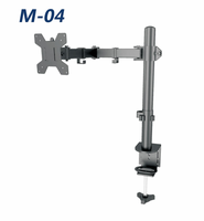 Support de moniteur colonne gain de place VESA 75/100 pour bureau moderne et organisation de poste de travail