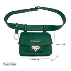 女性时尚耐用手提包<span class=keywords><strong>v</strong></span>形流浪汉包PU皮革对比色肩包可拆卸肩带磁性封口 - Product Image 2