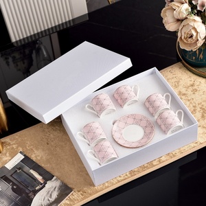 Tazas de Café Concentrado con Líneas Simples, Tazas de Té de Cerámica con Escamas de Pescado, Regalos Empresariales, Tazas de Cerámica - Product Image 4