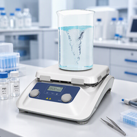 Agitateur magnétique chauffant numérique portable électrique de laboratoire, mélangeur magnétique de laboratoire, équipement de chauffage de laboratoire