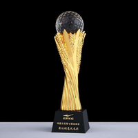 Trophée de compétition créatif plaqué or, personnalisable, le plus vendu, directement de l'usine, avec gravure sur mesure