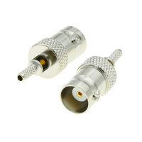 Q9 convertidor sin soldadura BNC hembra SMA macho adaptador de cámara de intercomunicación de alta frecuencia conector coaxial BNC RF
