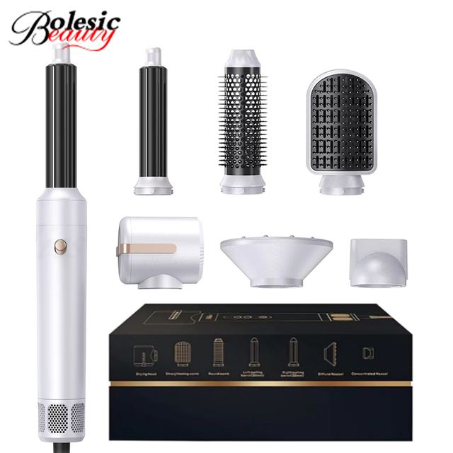 Factory Direct 7 in 1 Multi Styler High Speed 110000RPM One Step Hair Dryer Brush Professional Ionic Hot Air Brush OEM Wholesale