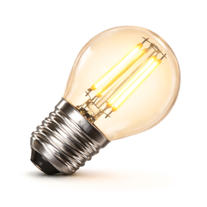 หลอดไฟ LED ทรงกลม E27 4W ปรับความสว่างได้ แสงวอร์มไลท์ สำหรับใช้ภายในอาคาร - Product Image 2