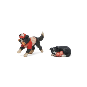 ตุ๊กตาลูกสุนัขสุดน่ารัก ของตกแต่ง DIY บอร์เดอร์คอลลี่ - เบสบอลและของเล่น - Product Image 3