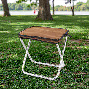 Chaise de camping pliante ultra-légère d'extérieur, banc portable en aluminium pour les excursions en voiture, les barbecues, les pique-niques, le jardin, Oxford - Product Image 4