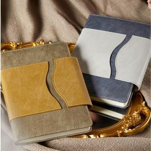 Carnet A5 en cuir PU rigide, 120 feuilles, pour organisation personnelle, écologique, haute qualité, avec boucle magnétique, idéal pour les affaires - Product Image 1