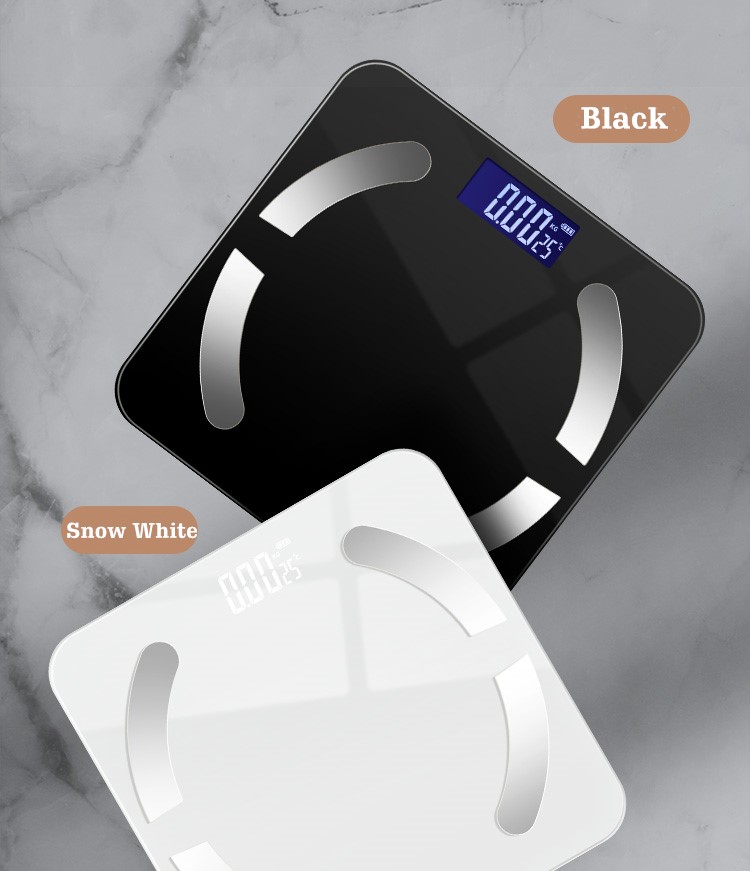 Household Weight Scale 180 kg 396 lb Digital Smart Body Fat Scales With 6 mm Tempered Glass