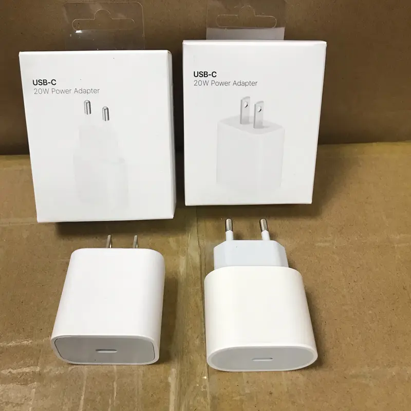 20W Pd Fast Charger Voor Iphone 12 11 Xr Xs X Pro Max Usb C C2L Adapter Uk Eu plug Travel Charger QC3.0
