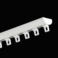 Rail de transport de clips coulissants en plastique lisse facile à assembler pour stores enrouleurs