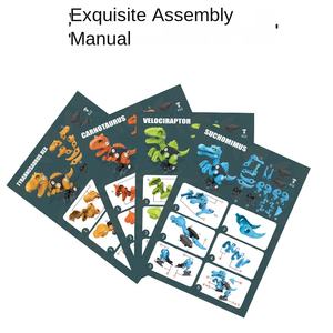 ของเล่นเสริมพัฒนาการขายดี ตัวต่อพลาสติก ไทแรนโนซอรัส เร็กซ์ แบบถอดประกอบได้ ของเล่นไดโนเสาร์สำหรับเด็กผู้ชาย - Product Image 1