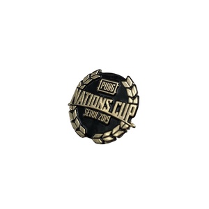 Insignia Redonda de Metal Dorada con Impresión Personalizada para Regalos - Product Image 2