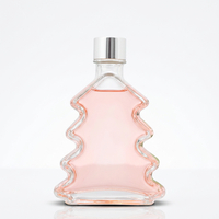 Bouteille en verre vide en forme de sapin de Noël de 200 ml pour vin de fruits, bouteille de liqueur, diffuseur d'arômes à bâtonnets – Offre Spéciale