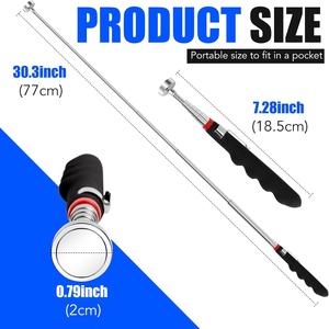 แท่งแม่เหล็กแบบยืดหดได้ขนาด 30 นิ้ว แรงดึง 40 ปอนด์ - Product Image 6