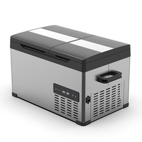 Machine à crème glacée compacte en acier inoxydable 2L de grande capacité
