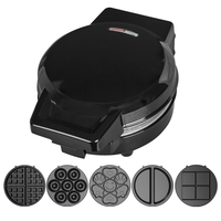 Anbolife Grille-pain à sandwichs grillés 550W, mini appareil à collation avec plaques antiadhésives et poignée de sécurité à toucher froid, pour la maison