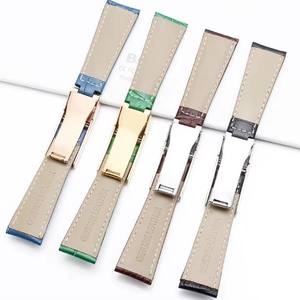 Reloj Yacht Ditong <span class=keywords><strong>GMT</strong></span> Verde Blackwater de 20 mm con Correa de Cuero Genuino de Doble Cara Air Overlord y Cierre Plegable - Product Image 2