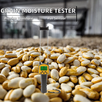 Alat Uji Kadar Air Biji-bijian Digital Tipe Pin Sensor Cerdas Akurasi 0.1% Bahan ABS Kedalaman Pengukuran 10cm Garansi 1 Tahun