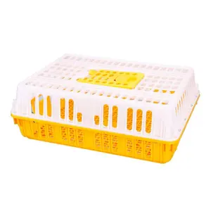 High quality plastic house laying duck crates use animal farm cage chicken transport box for live poultry