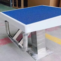 Banc de départ amovible en acier inoxydable pour piscine