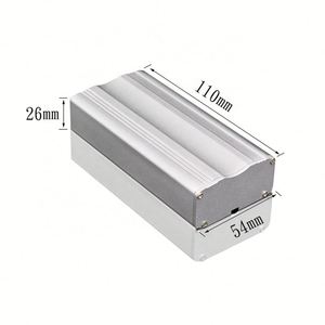 EBM Aluminum Alloy <b>Enclosure</b> Electrical Control Box IP55 Protection Custom Anodized Silver Extrusion Case PCB Electronics - Product Image 2