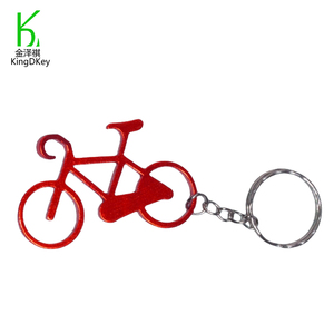 Đa Màu sắc thăng hoa Keychain khoảng trống phần cứng khuyến mại xe đạp hình dạng vài Opener kim loại <span class=keywords><strong>keyholder</strong></span> với logo - Product Image 2