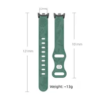 Bracelet de remplacement en silicone souple et respirant à motif pissenlit pour montre connectée Mi Band 8/9/10