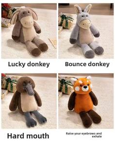 Poupées animales émotionnelles en peluche, mignons moutons doux, petits canards, animaux en peluche - Product Image 6