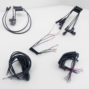 Cordon spiralé haute élasticité en PU PVC, cordon de connexion dédié pour outil de jardinage, sélecteur de thé en hauteur, cordon d'alimentation - Product Image 1
