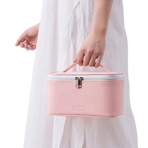 Free Sample Factory Custom Large Capacity <b>Nail</b> <b>Polish</b> <b>Organizer</b> Bag Fashion Canvas Cosmetic Holder Case Zipper Stone <b>Nail</b> Brush - Product Image 4
