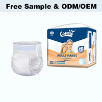 Couches jetables pour adultes en gros, couches lavables en tissu OEM, soins pour l'incontinence des seniors, écologiques, échantillon gratuit, couches culottes