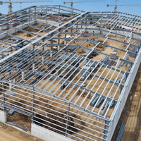 Edificios Metálicos Prefabricados de Bajo Costo para Exteriores, Solución Completa para Gimnasios, Almacenes con Estructura de Acero Industrial