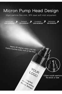 Spray Fijador de Maquillaje Personalizado MLM, Control de Grasa, Hidratante, Larga Duración, Resistente al Agua, Cosmético OEM, Marca Privada - Product Image 6