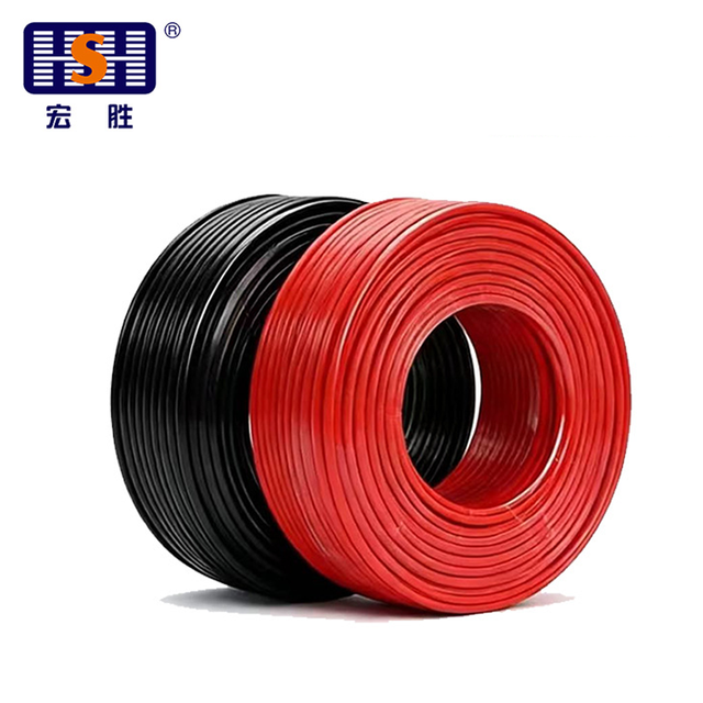 Custom Industrial Solar PV Cable 4mm 6mm Single Core 99.9% Pure Copper High Voltage 0.6kV DC LSZH Insulated ISO9001/CCC