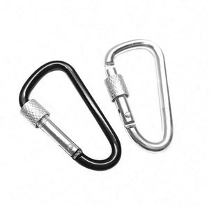 Porte-clés en aluminium en forme de D avec logo personnalisé, mousqueton pour la randonnée, le camping et les activités de plein air - Product Image 5