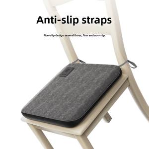 Cojín para silla de mesa de comedor de oficina de doble uso, cojín de espuma viscoelástica para verano e invierno, cojines lumbares para estudiantes, cojines de asiento - Product Image 3