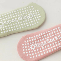 Chaussettes de yoga de haute qualité Chaussettes antidérapantes Chaussettes de sport Pilates pour femmes