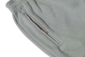 Pantalones Deportivos Casuales para Hombre, con Cintura Elástica de Alto Rendimiento, Personalizados, de Felpa de Algodón Gris, Transpirables, para Correr - Product Image 6