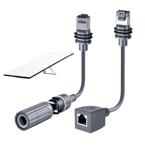 Adaptador Extensor Ethernet <span class=keywords><strong>para</strong></span> Starlink Satellite Gen3 V3, SPX a RJ45, <span class=keywords><strong>Cable</strong></span> Convertidor Rectangular <span class=keywords><strong>para</strong></span> Router Satelital Gen <span class=keywords><strong>3</strong></span> - Product Image 1