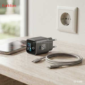 Chargeur mural USB Earldom 45W PD, adaptateur de charge rapide Type-C PC EU66 - Product Image 4
