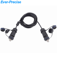 Cable USB Impermeable, Macho a Macho, Conector USB 2.0 M20, Acoplador Hembra a Hembra, IP68